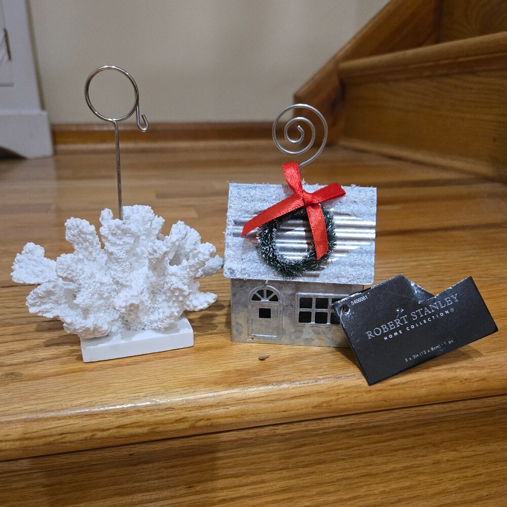 Two photo holders